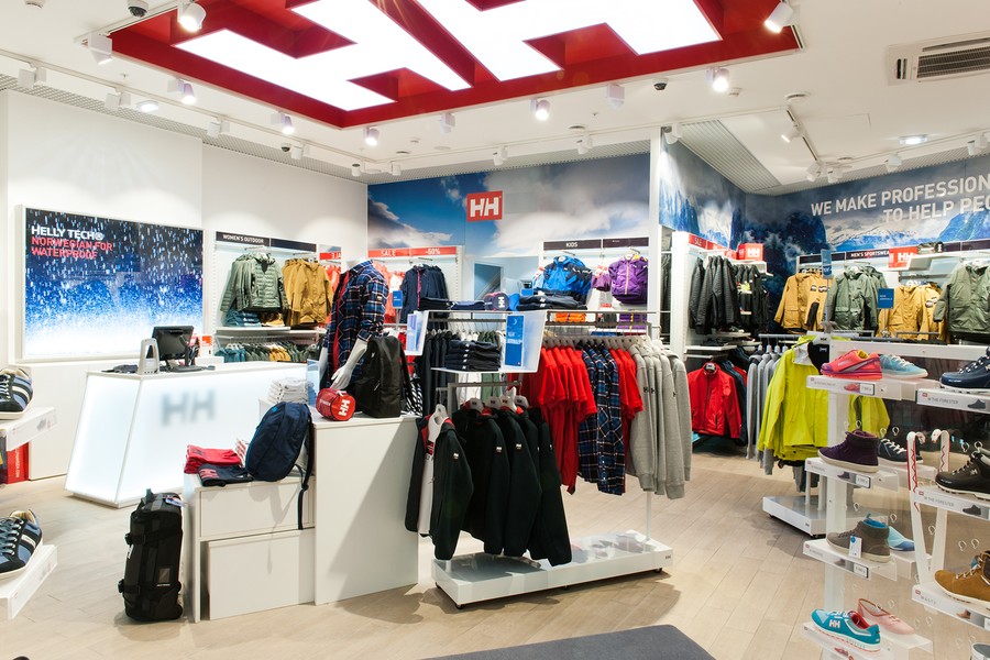 Магазин одежды Helly Hansen